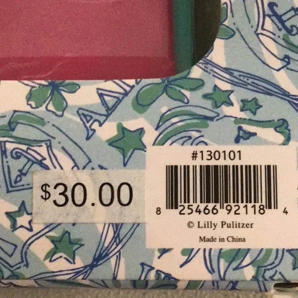 Lilly Pulitzer Blue & Green IPhone‎ 5 Sisterhood Lion Head Phone Case Cover NWT